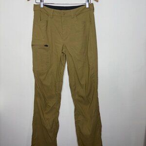 Eddie Bauer Rainier Cargo Pants Men's Size 30 x 30 Beige Outdoor Camping Stretch